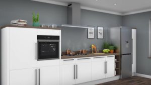 Bộ bếp từ và máy hút mùi bosch không thể thiếu trong gian bếp hiện đại 