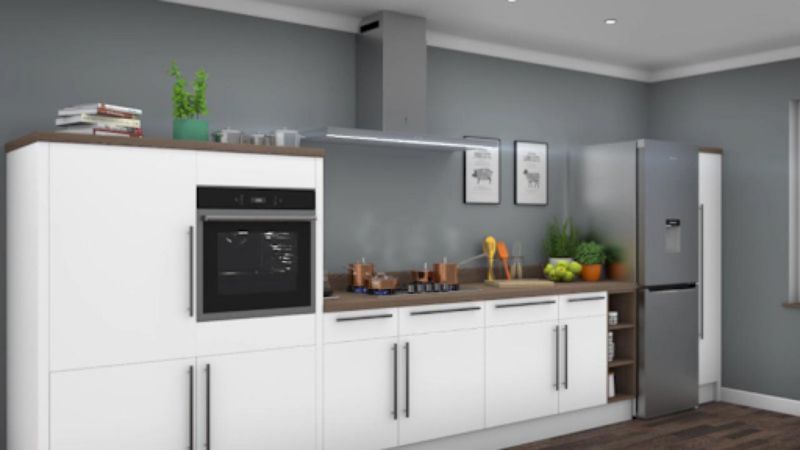 Bộ bếp từ và máy hút mùi bosch không thể thiếu trong gian bếp hiện đại 