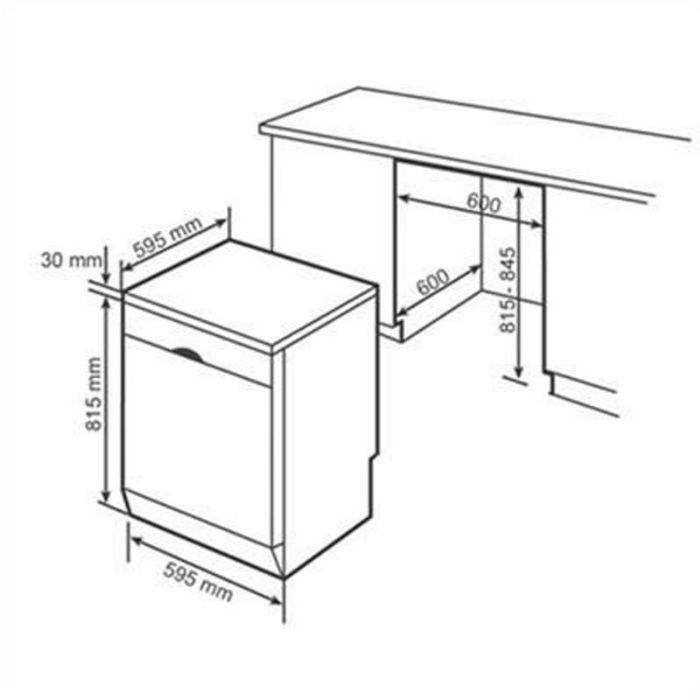 Thông số lắp đặt máy rửa bát Bosch SMSZCI49E
